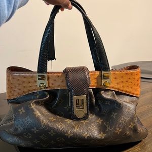 Louis Vuitton Top Handle Shoulder Bag (large)